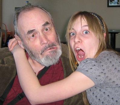 Dave Tomlinson with Katey Montague, March 2007